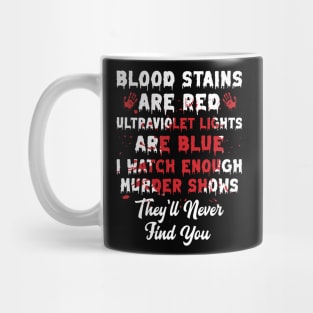 halloween blood stains Mug